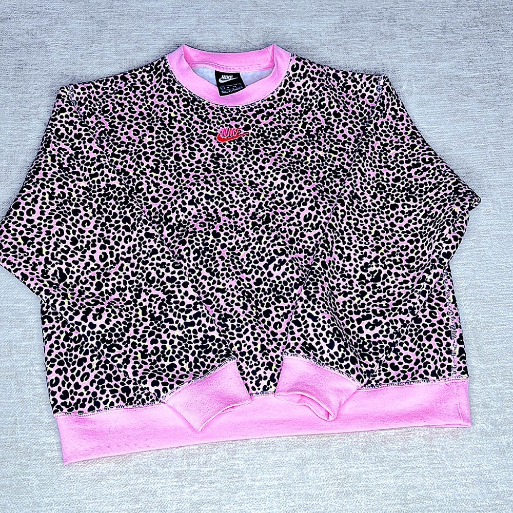 Cheetah print Nike Sweatshirt